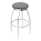 Holland Bar Stool Co 25" Swivel Counter Stool, Chrome Finish, Graph Seat 80225CH020 - alternate 1